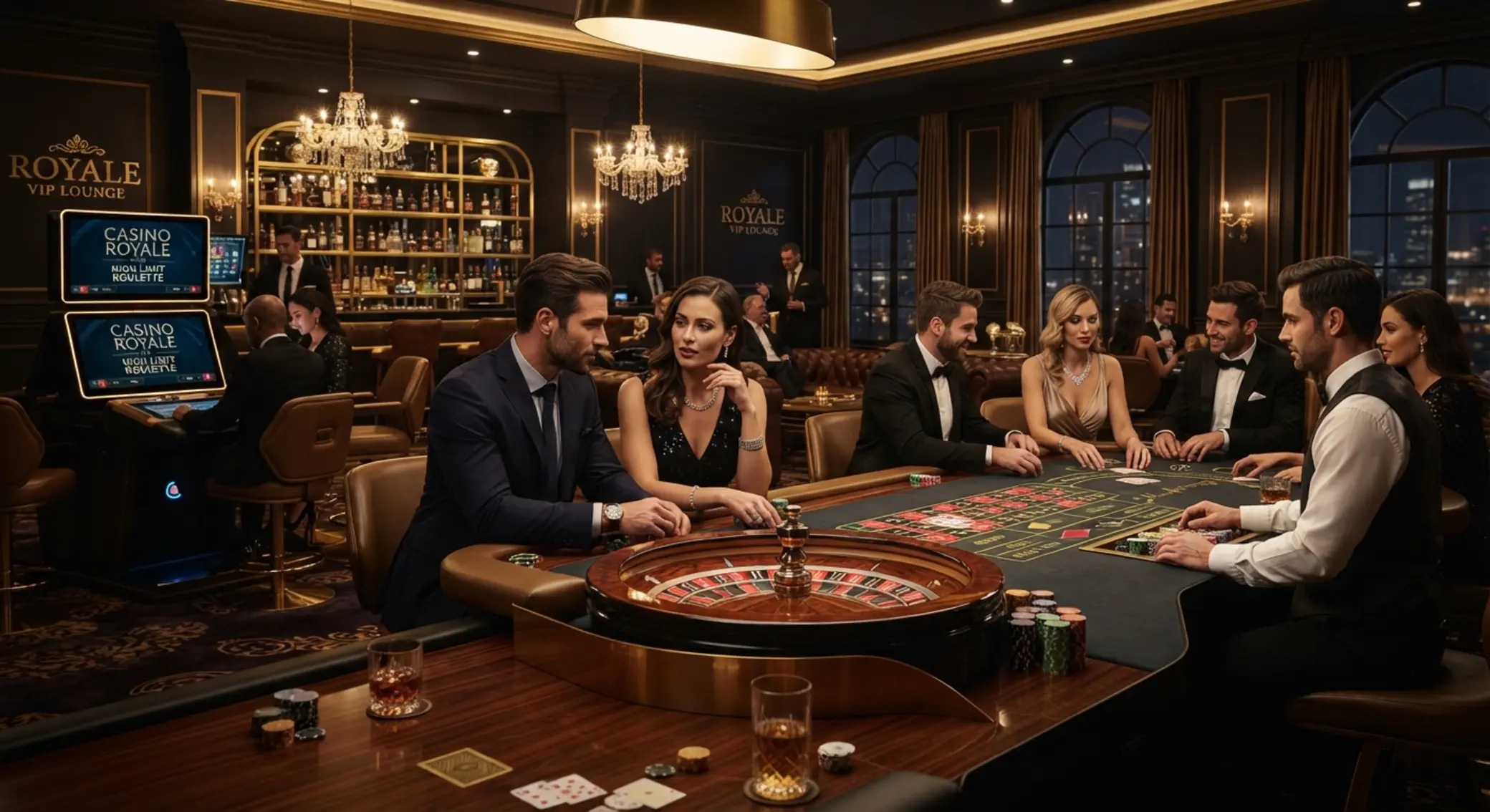 High roller kaszinó VIP hangulat VIP terem hangulat high limit asztalokkal