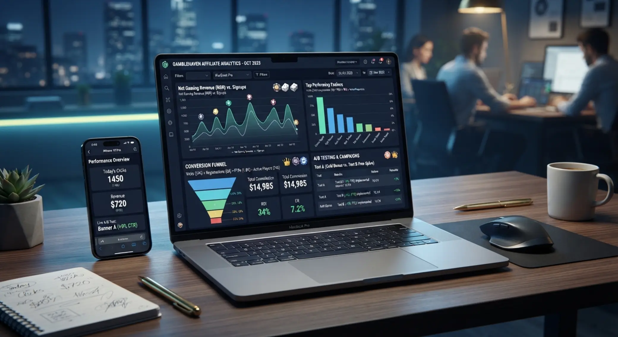 Affiliate analitika és optimalizálás modern dashboardon